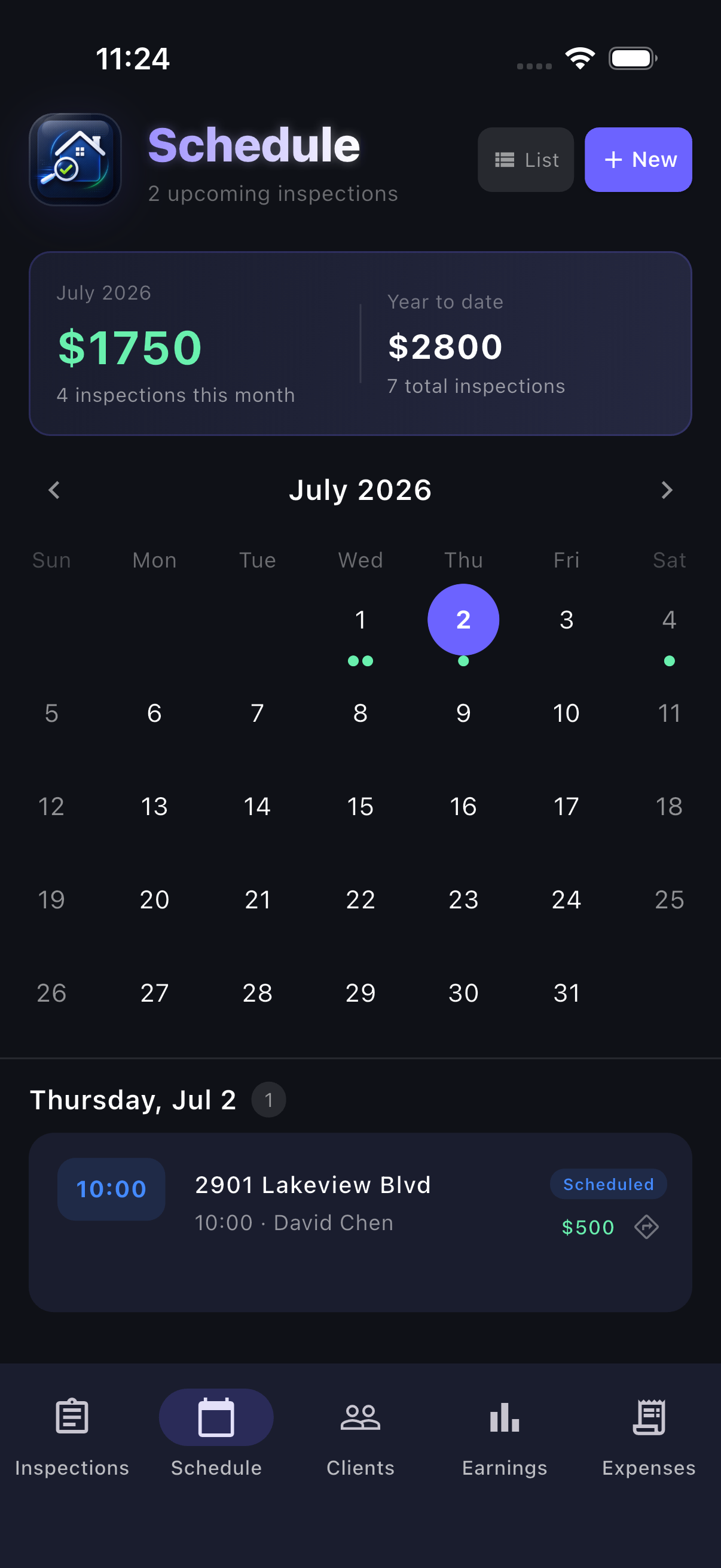 Booking requests, ready to accept.